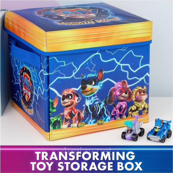 Щенячий патруль Мегафильм Игровой коврик и машинки Гонщик, Виктория Ванс PAW Patrol The Mighty Movie Play Mat | Зображення 3