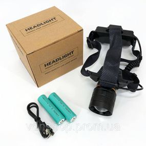 Мощный аккумуляторный налобный фонарик Bailong, Фонарик на голову диодный, Фонарь для ночной езды NZ-84