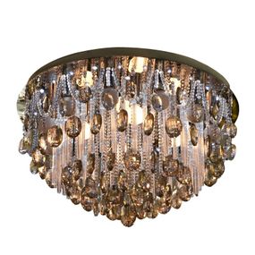 Люстра потолочная хрустальная с пультом LED E14 40W CH (BCL-377C/15)