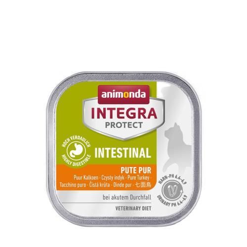 Корм влажный ветеринарный для кошек Integra Protect Intestinal Pure Turkey при заболевании ЖКТ, моно индейка,