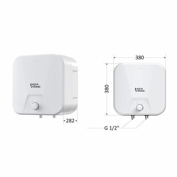 Водонагрівач електричний Aquatronic 10 л над мийкою вертикальний, мокрий ТЕН 1,5 кВт Compact WO1015 C2M | Зображення 1