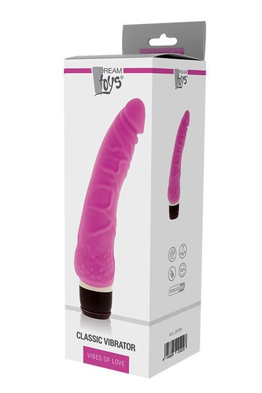 Вібромасажер багатошвидкісний Dream toys Purrfect Classic, рожевий Sex Aura | Зображення 1