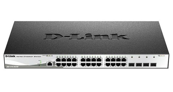 Коммутатор D-Link DGS-1210-28X/ME 24xGE, 4xSFP+ (DGS-1210-28X/ME)