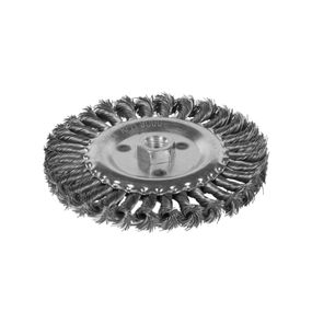 Щітка дротяна дископодібна Sigma Ø115мм М14×2мм (сталева кручена) (9021111)