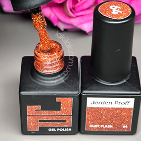 Світловідбивний гель-лак Jerden Proff №64 (світлий теракотовий) 5 мл