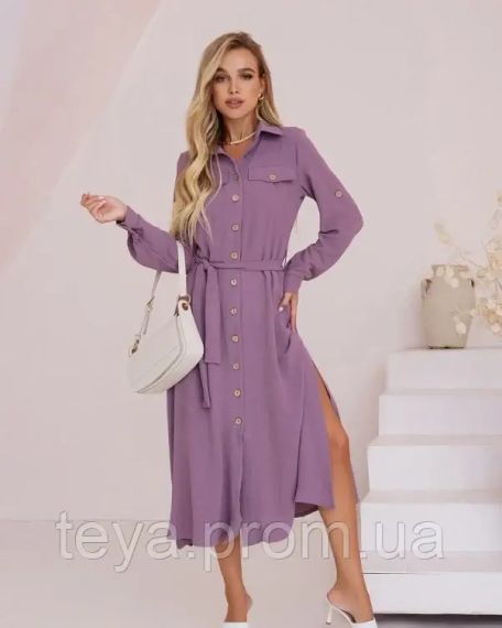 Плаття для жінок колір темно-фіолетовий розмір L FI_005092