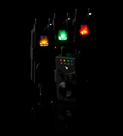 Набір сигналізаторів Prologic Custom SMX MKII Bite Alarms Set 2+1 red/green | Зображення 1