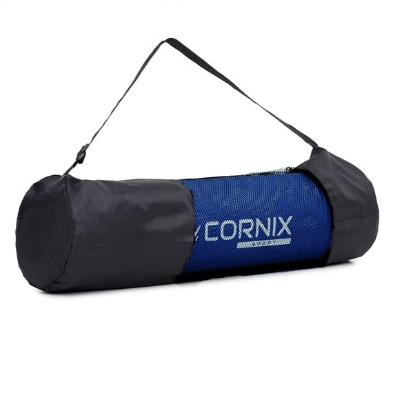 Килимок спортивний Cornix NBR 183 x 61 x 1 cм для йоги та фітнесу XR-0009 Blue | Зображення 1