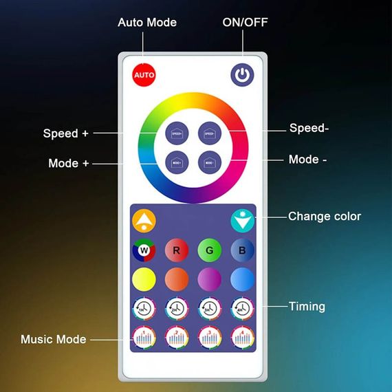 Напольная угловая LED лампа RGB Magic 1 Bluetooth USB with app Black | Зображення 5