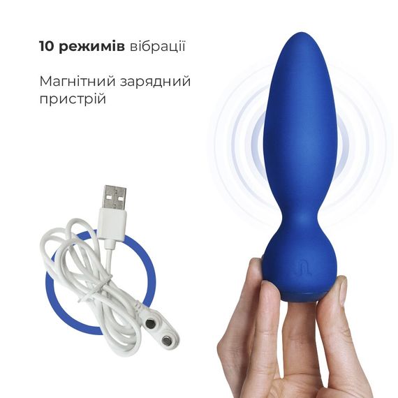 Анальная вибропробка Adrien Lastic Little Rocket макс. диаметр 3,5см, soft-touch | Зображення 3