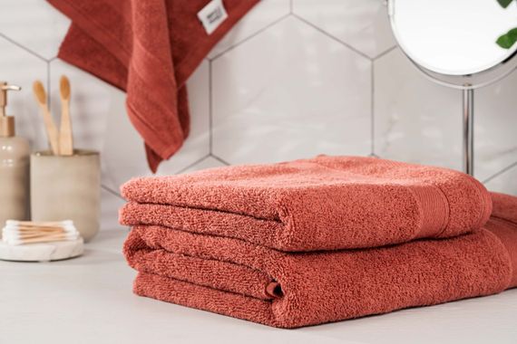Рушник ARDESTO махровий SuperSoft, теракота, 30х50см, 100% бавовна (ART2230RT) | Зображення 2