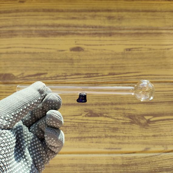 Стеклянная трубка Groundglass Oil Blue | Зображення 1