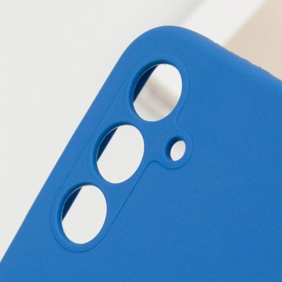 Чохол Silicone Cover Lakshmi Full Camera (AAA) для Samsung Galaxy A36 5G Синій / Denim Blue | Зображення 2