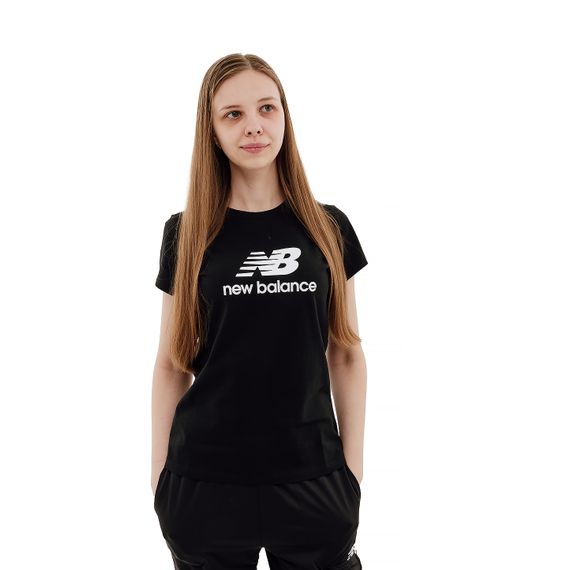 Футболка New Balance Essentials Stacked Logo | Зображення 1