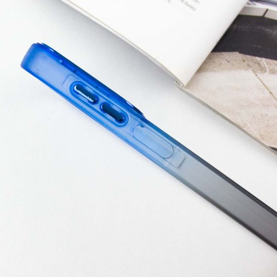 Чехол TPU+PC Fresh sip series для Samsung Galaxy A25 5G Черный / Синий | Зображення 3