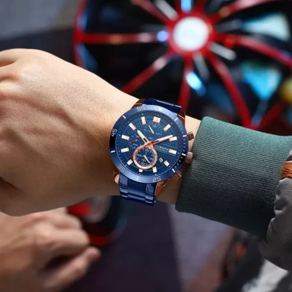 Curren 8417 Blue-Gold | Зображення 1