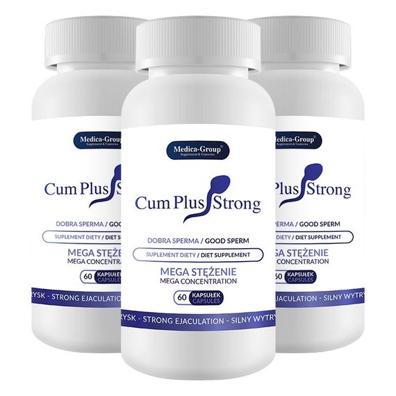 Таблетки Cum Plus Strong для збільшення кількості та якості сперми, 60 капсул | Зображення 1