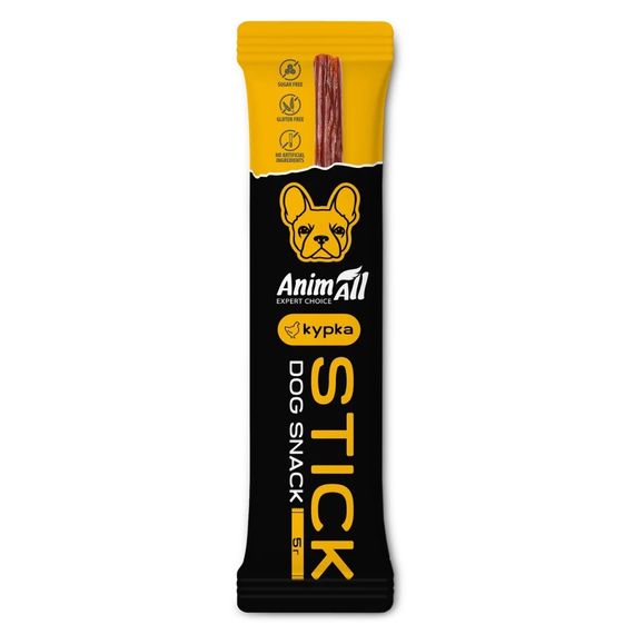 Ласощі для собак з куркою AnimAll Dog Snack Stick, 5 гр