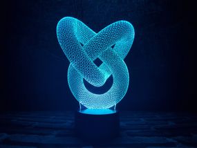 Сменная пластина для 3D ночника "Лента Мебиуса" 3DTOYSLAMP