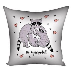 Подушка габардинова з принтом Ти суперова! 30x30 (3P_20F024)