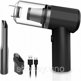 Автомобільний бездротовий портативний пилосос Vacuum cleaner 2 in 1