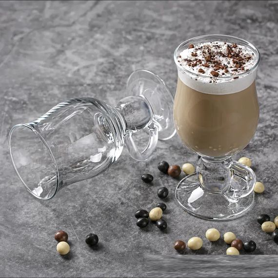 Набір кухлів скляних Pasabahce (Пашабахче) Irish Coffee 270 мл х 2 шт (44159) | Зображення 4