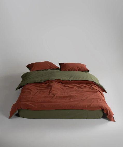 Постільна білизна Limasso Stonewashed Essualte 200 х 220 см Capulet Olive - Autumn | Зображення 2