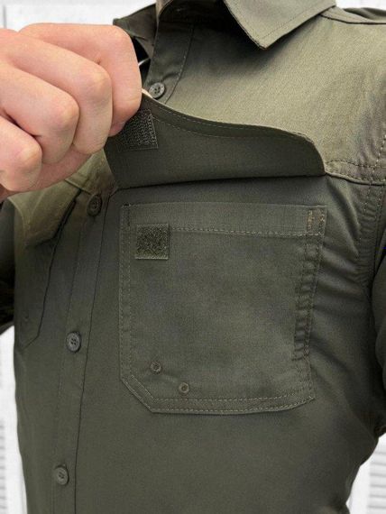 Облегченная Рубашка Combat tactical oliva РН3993 | Зображення 3