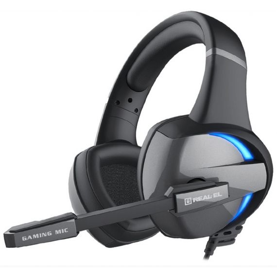 Навушники REAL-EL GDX-7620 Black | Зображення 1