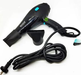 Фен для сушки укладки волос Mozer Edition MZ-3100 6000 Вт два концентратора Черный