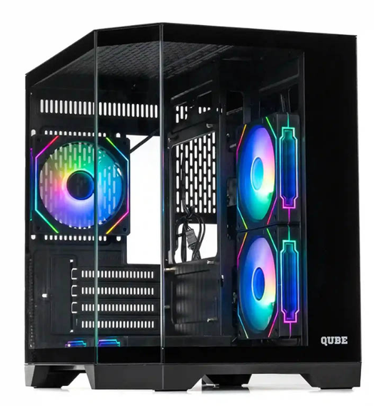 Ігровий ПК STALKER CRYSTAL (GBNU3 Black) Башта / AMD Ryzen 5 5500 (6 (12) ядер по 3,6 - 4,2 ГГц) / 16 ГБ DDR4 / 256 ГБ SSD + 1000 ГБ HDD / nVidia GeForce RTX 5050, 8 ГБ GDDR7, 128-біт б/в | Зображення 1