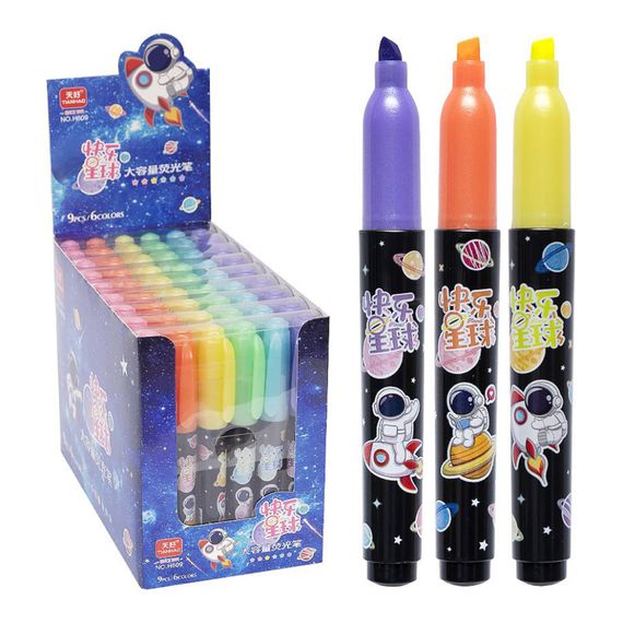 Набір фломастерів 6 кольорів "Космос" H609-6 | Зображення 1