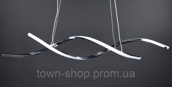 Люстра потолочная LED H18L-1000-ch Хром 25-100х14х103 см. | Зображення 4