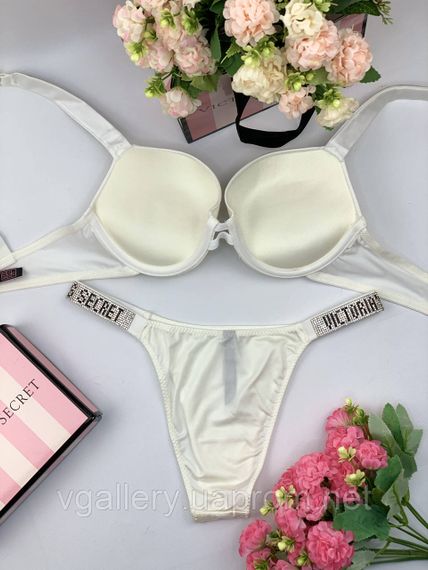 Комплект женского нижнего белья Victoria’s Secret Виктория Сикрет модель Rhinestone со стразами | Зображення 8