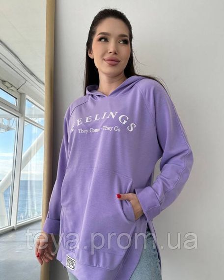 Толстовка цвет сиреневый размеры L, XXL, M, 3XL, S, XL FI_006998 | Зображення 1