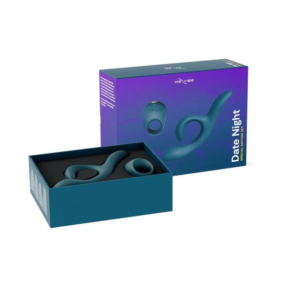 Подарунковий набір для пар We-Vibe Date Night Set: вібратор-кролик Nova 2, ерекційне кільце Pivot | Зображення 2