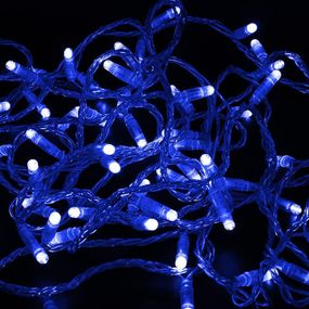 Гірлянда 600LED (Діод) Blue, 100 метрів, 8 режимів, прозора ізоляція
