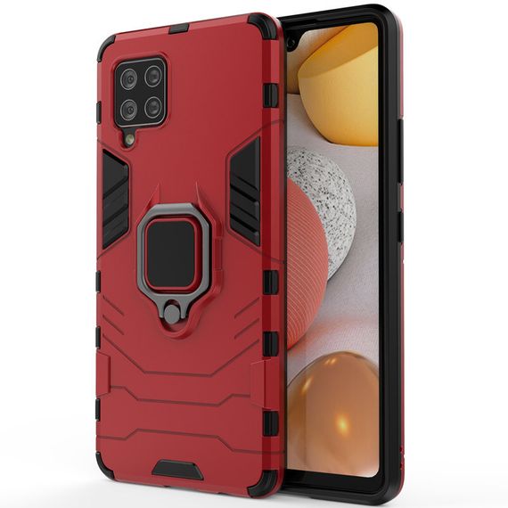 Протиударний чохол з підставкою (Ударостійкий) для Samsung Galaxy A42 5G Red | Зображення 2