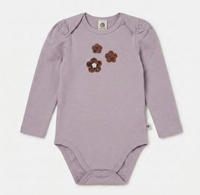 Дитяче боді для дівчинки Green Cotton 98 см Лавандовий (25111228)