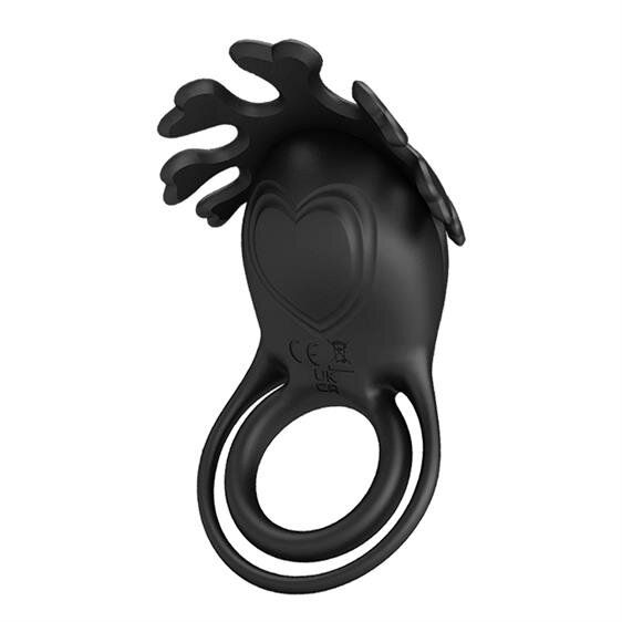 Ерекційне кільце - Pretty Love Vibrant Penis Ring Ruben Black | Зображення 1