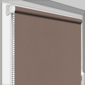 Рулонная штора Rolets Роял 1-1880-1400 140x170 см открытого типа Какаовая