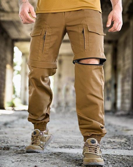 Тактичні штани шорти джоггери MINISTERIUM койот ПП7806 | Зображення 7