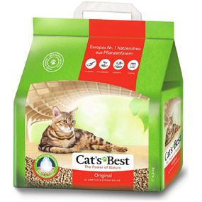 Наповнювач туалету для котів Cat‘s Best ‎Original 10 л / 4.3 кг деревний (4002973240922)
