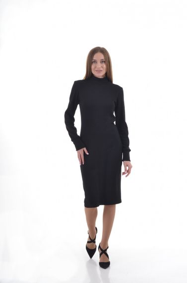 Платье 4Profi черное из ангоры размер M 21828