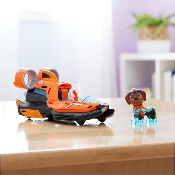 Щенячий Патруль Мегафильм 2023 Катер и фигурка Зумы Оригинал Paw Patrol Zuma Mighty Movie Hovercraft | Зображення 3