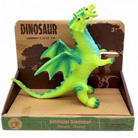 Фігурка гумова, озвучена, "Дракон" (коробка - 23,5х10,5х19 см), трьохголовий