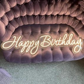 Неоновый светильник Happy Birthday 1030х340 acr-n000100