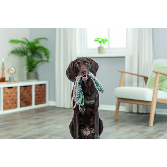 Повідок Trixie Cavo для собак L–XL 1 м діаметр 18 мм рожево-пісочний | Зображення 2