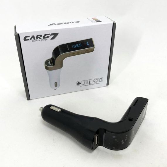 Блютуз фм передавач для автомагнітоли FM MOD G, Fm модулятор для автомобіля, Блютуз трансмітер ZG-890 для авто | Зображення 6