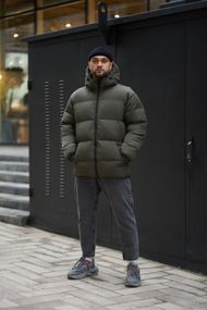 Зимовий пуховик "Heat" хакі